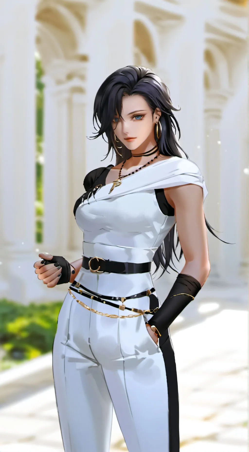 ai character: Sasha background