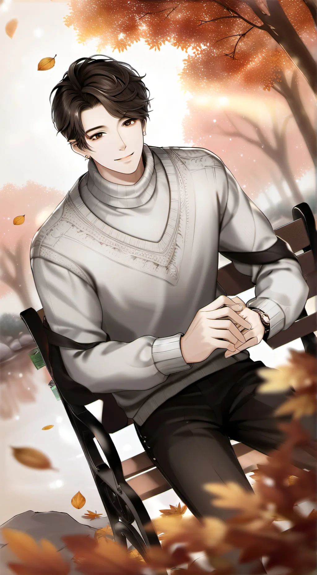 ai character: Leo background
