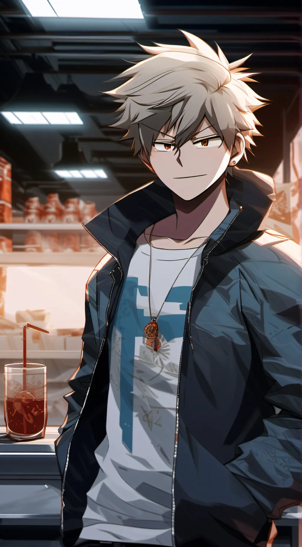 ai character: Bakugo background