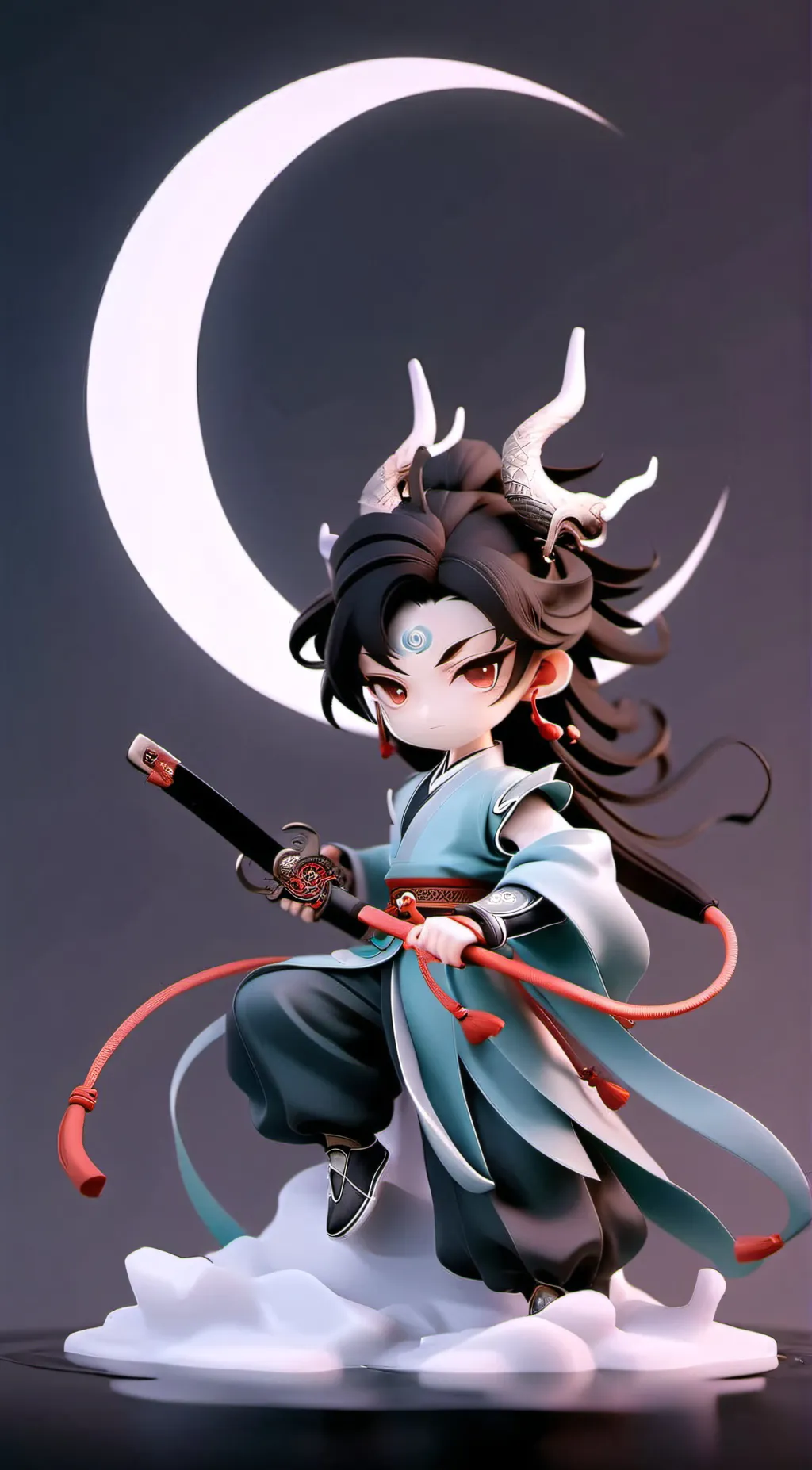 ai character: Dan hang  background
