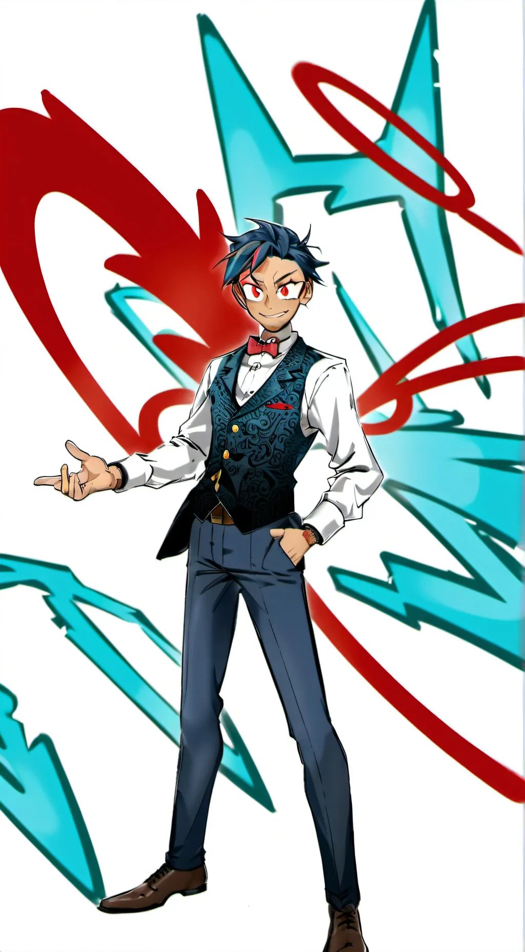 ai character: Human Vox background