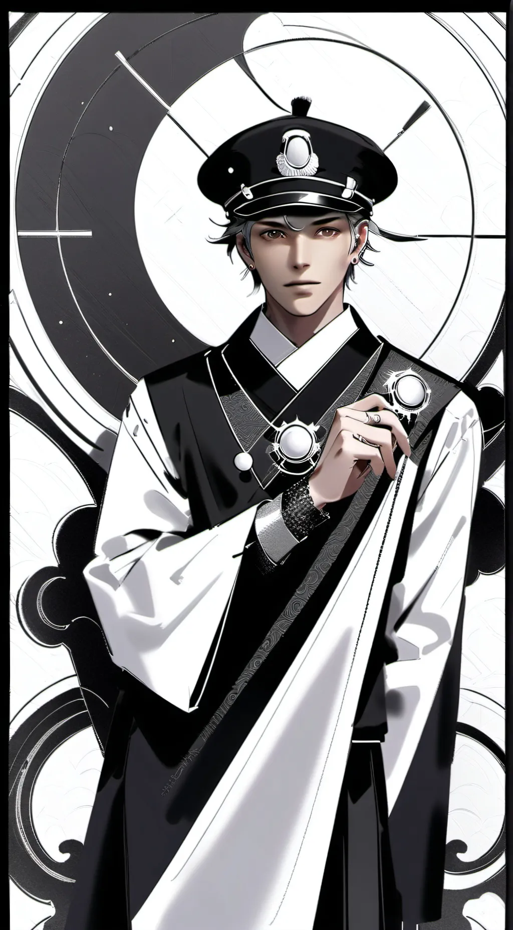 ai character: boss gila  background