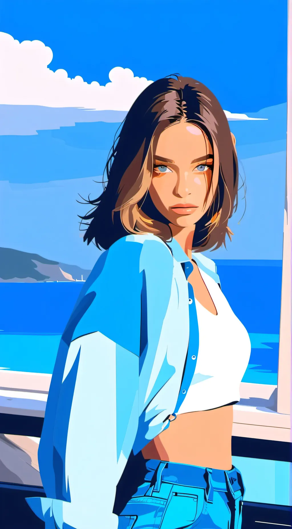 ai character: meleny background