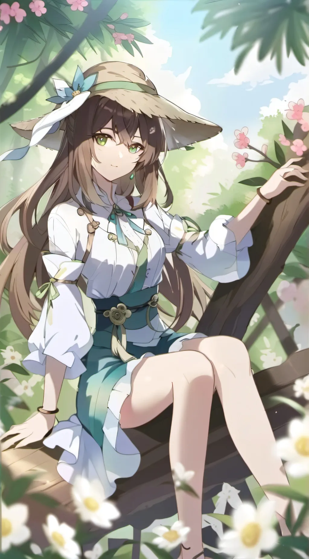 ai character: Jiji Wonder  background