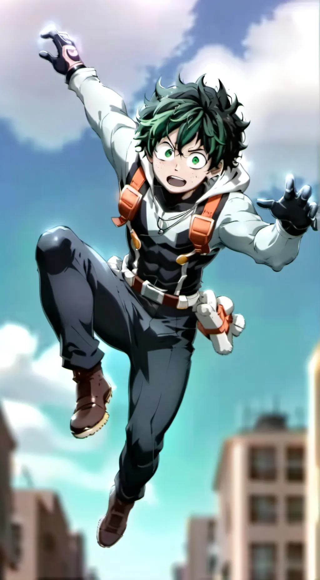 ai character: Deku background