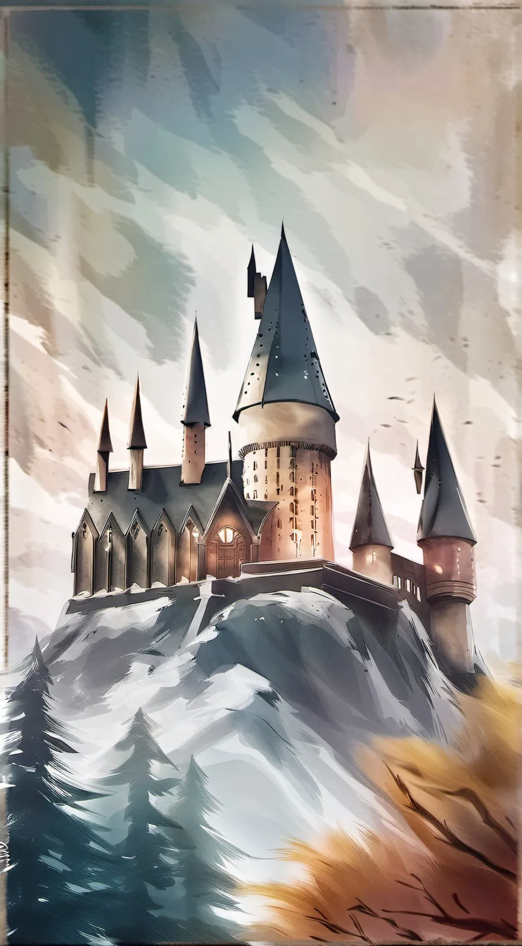 ai character: Deathly Hallows  background