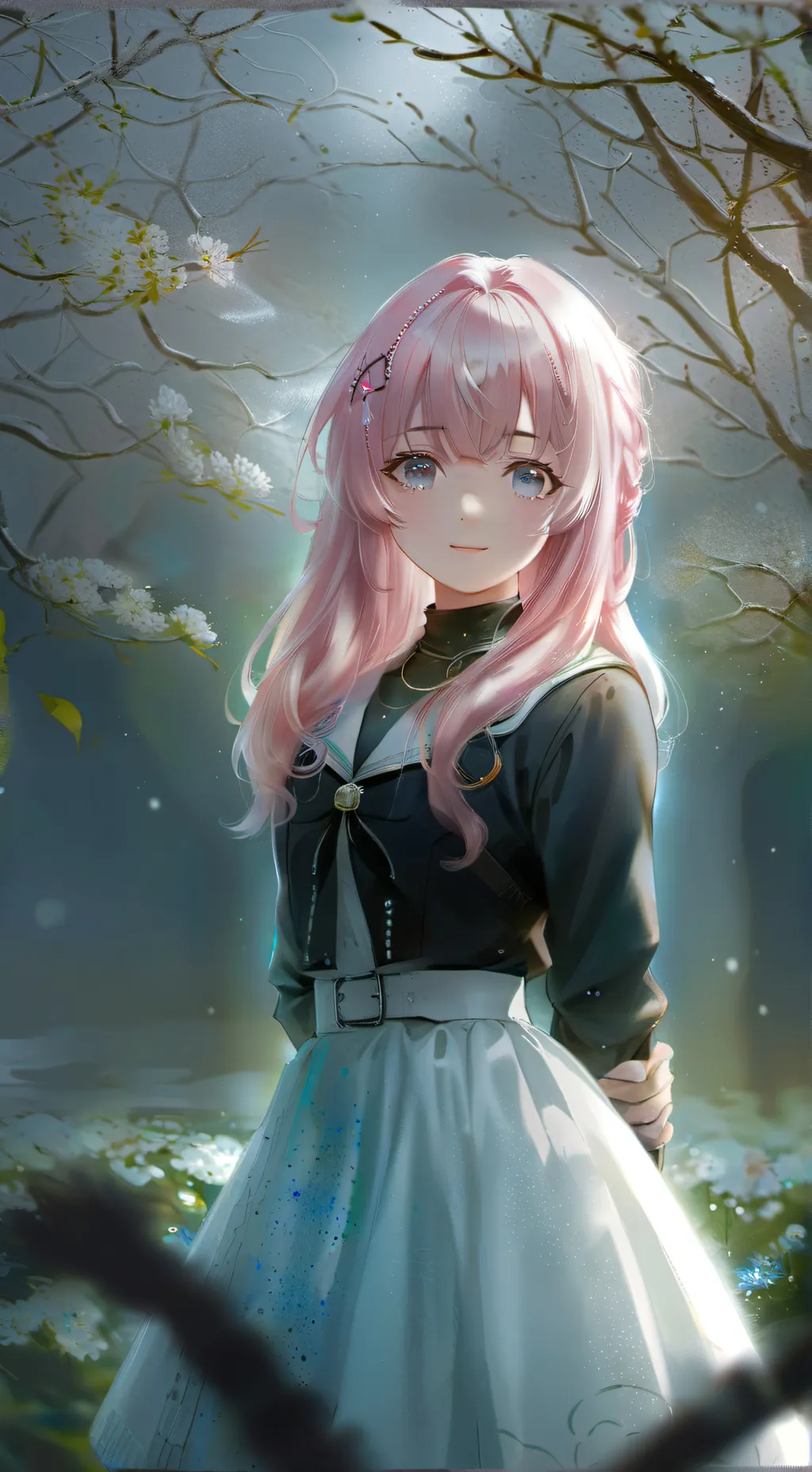 ai character: Rose background