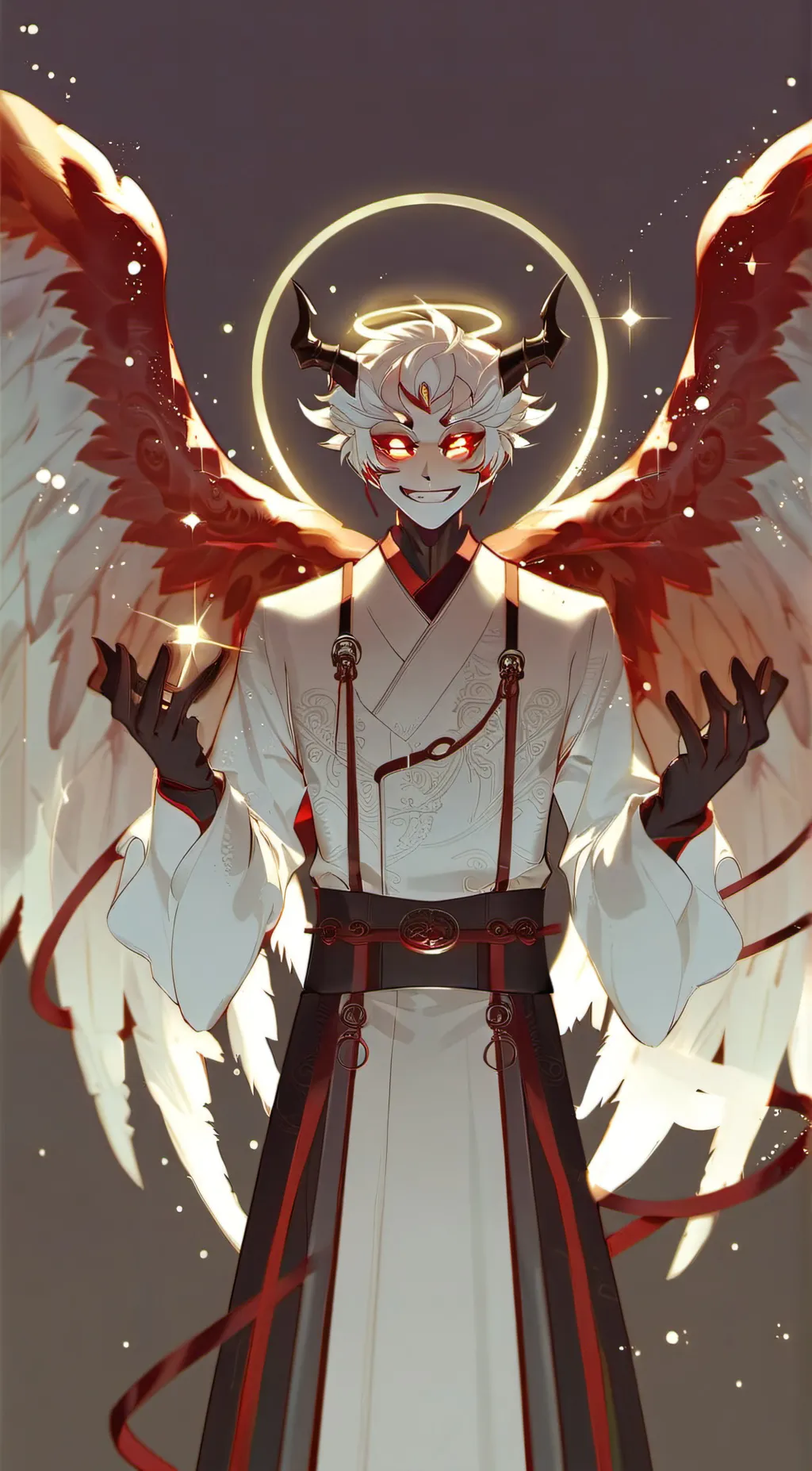 ai character: Lucifer Morning⭐ background