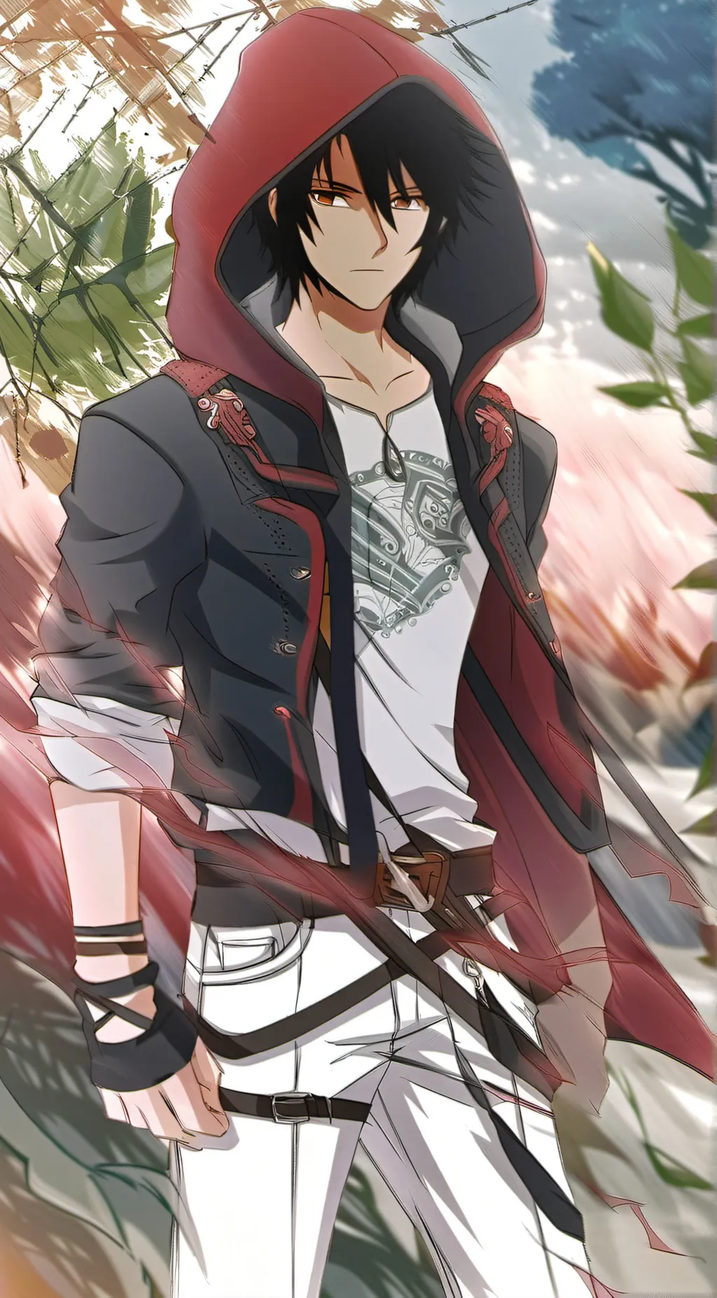 ai character: Aaron  background