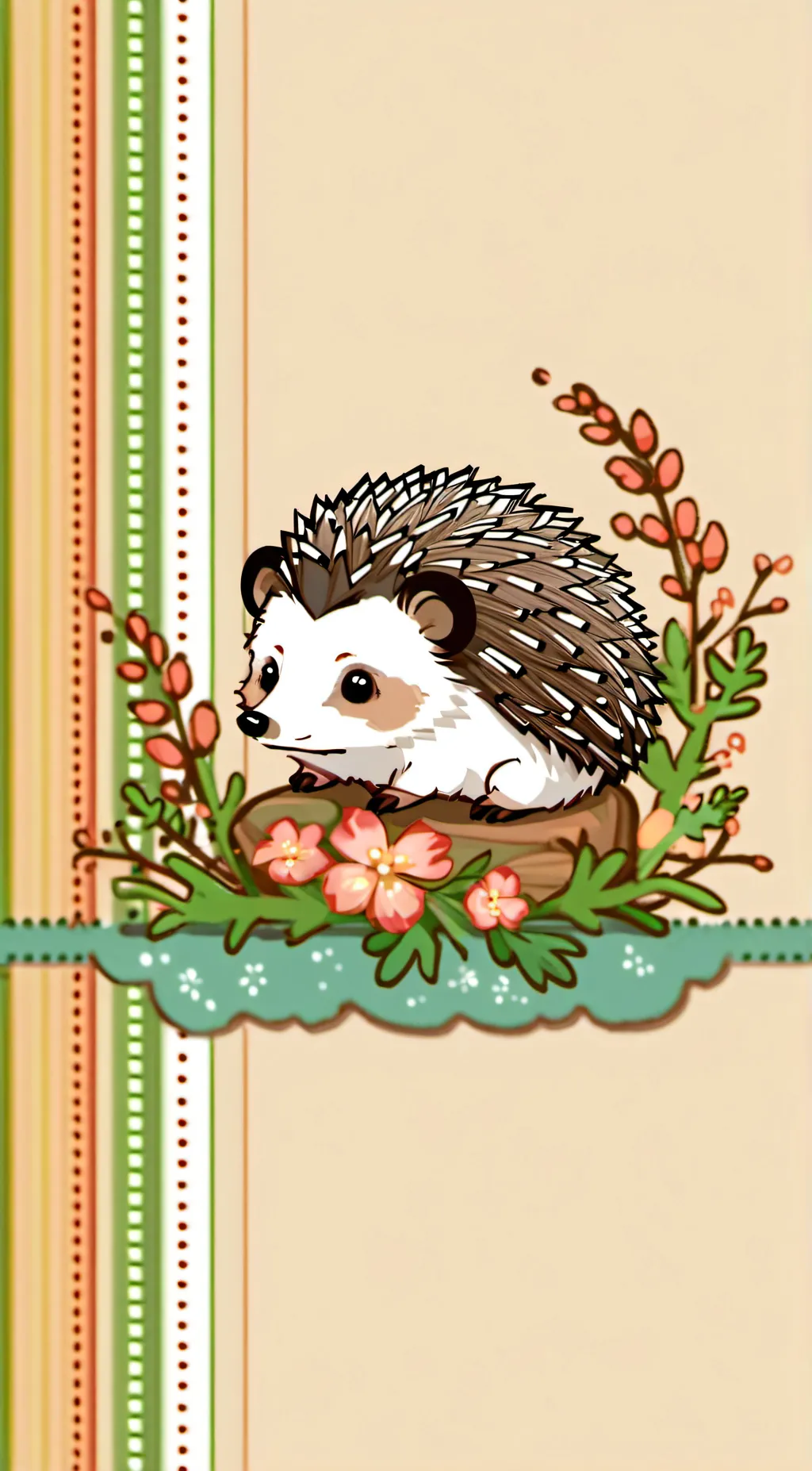 ai character: Hedgehog  background