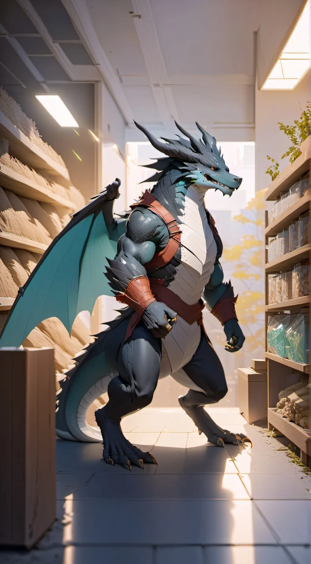 ai character: owner dragon  background