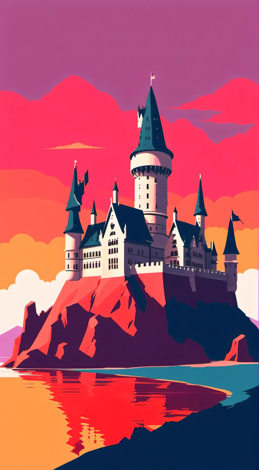 ai character: Hogwarts  background