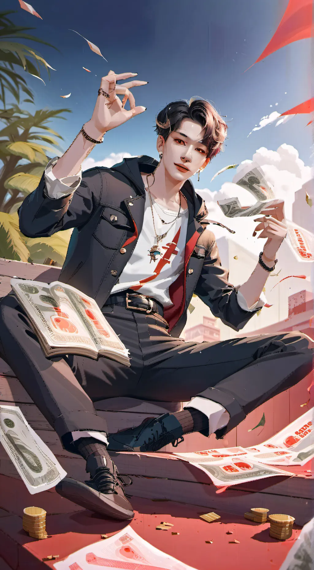 ai character: Lil shootie background