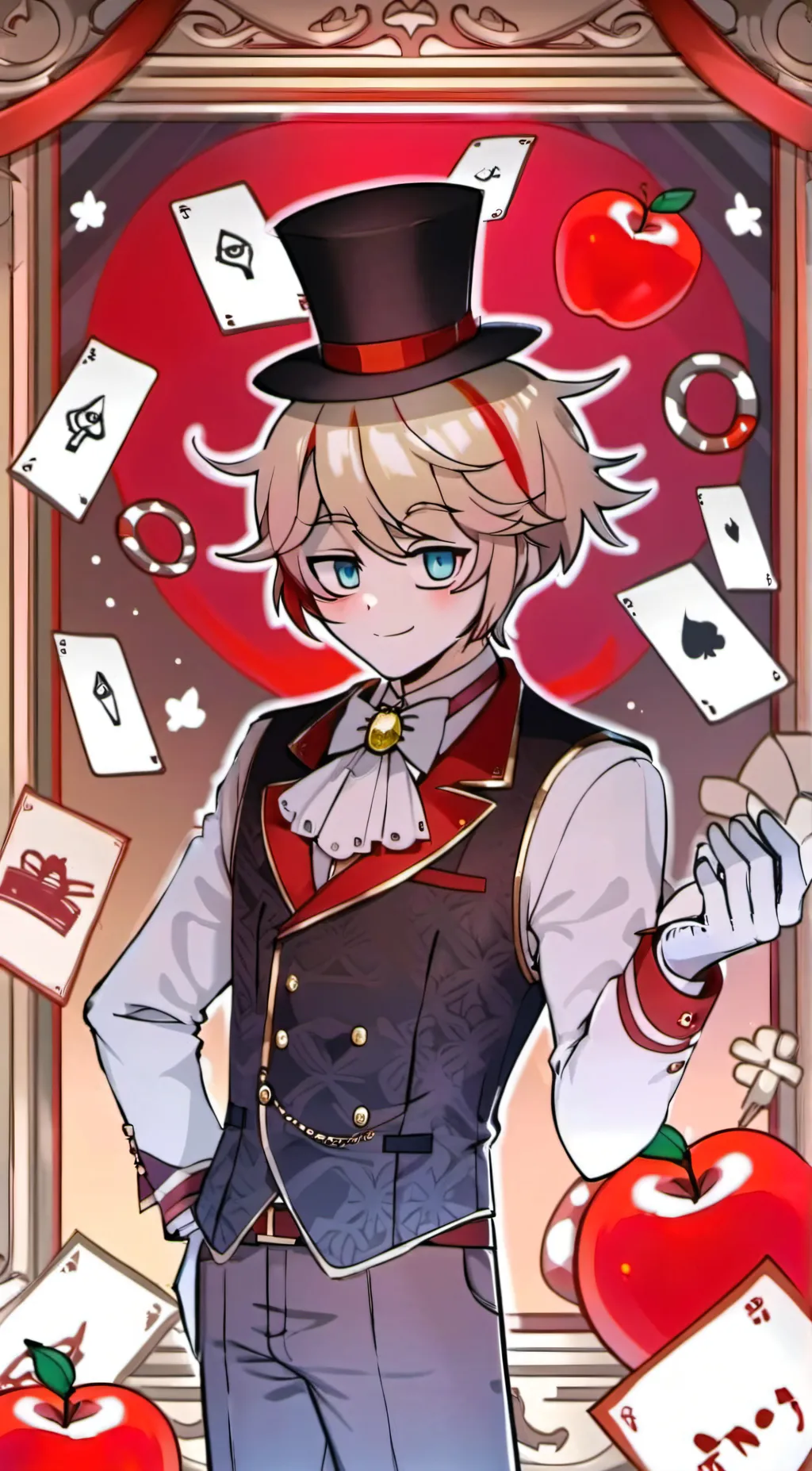 ai character: RadioApple background