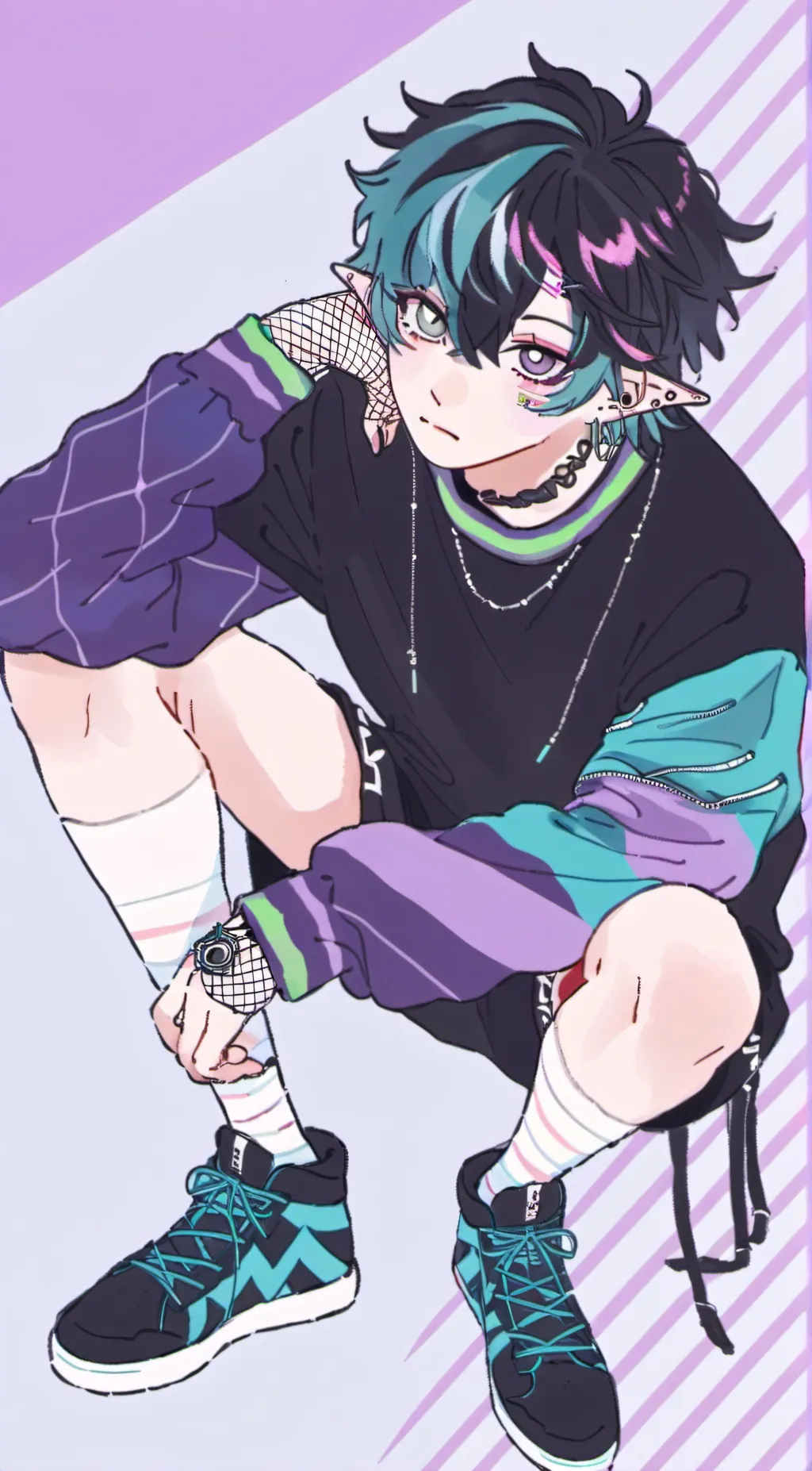 ai character: Nyx  background