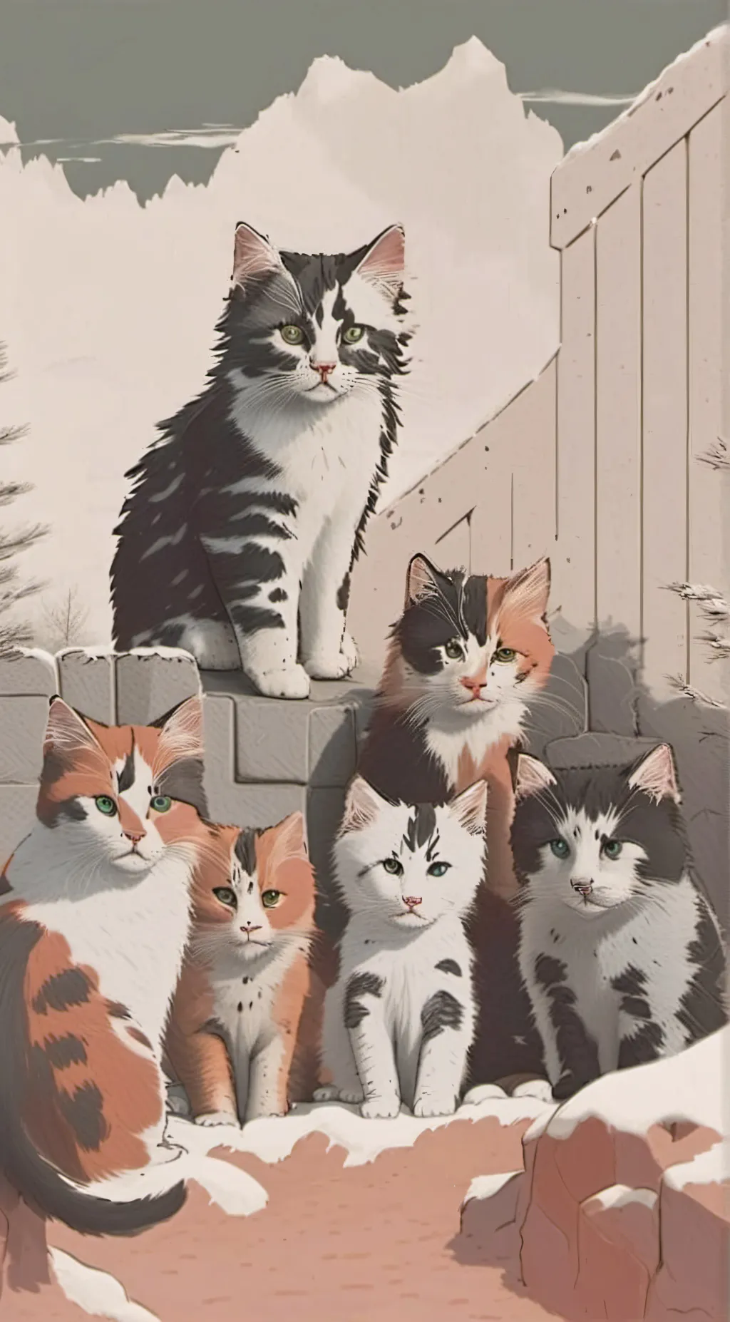 Talkie AI - Chat with the family kitties