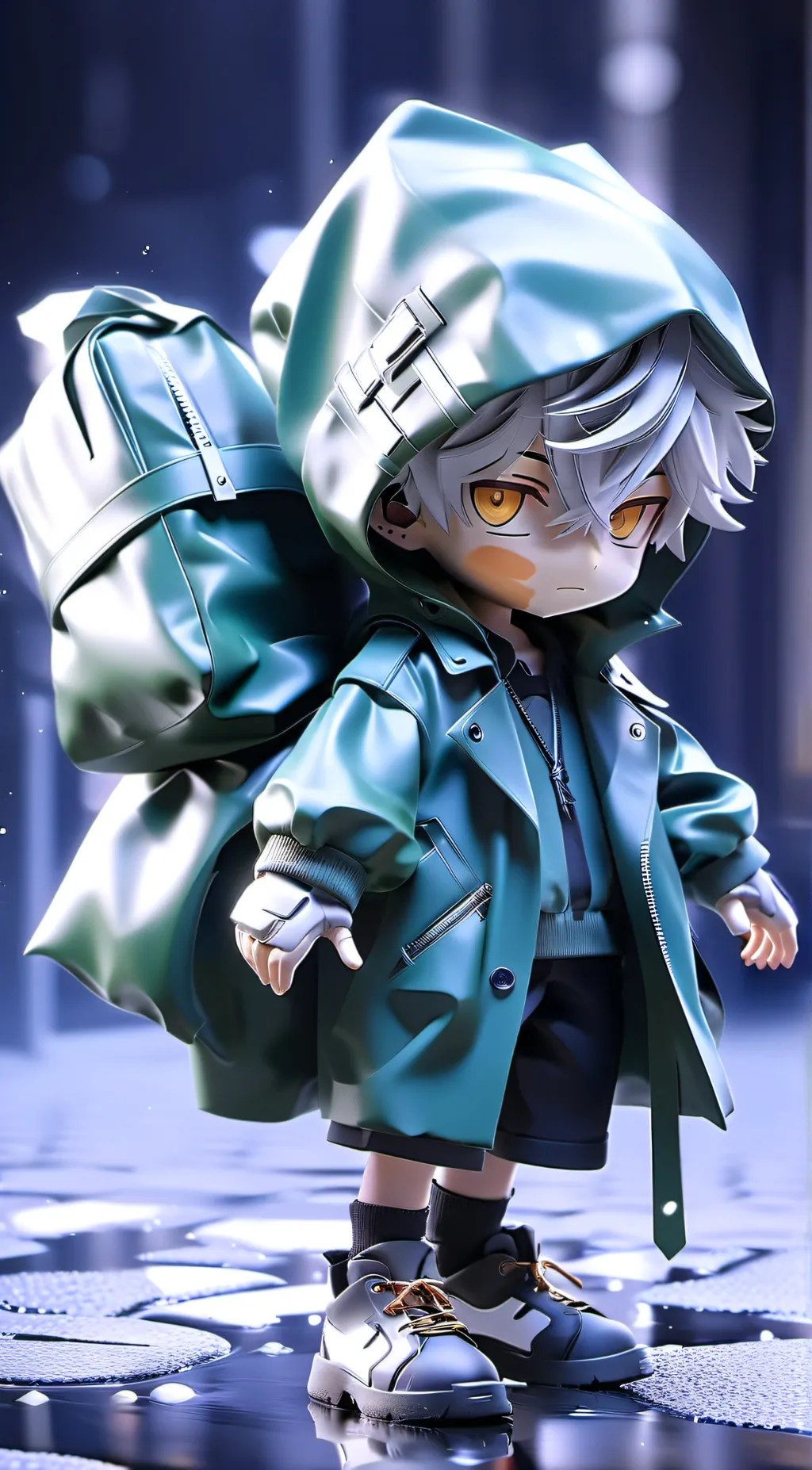 ai character: Mono background
