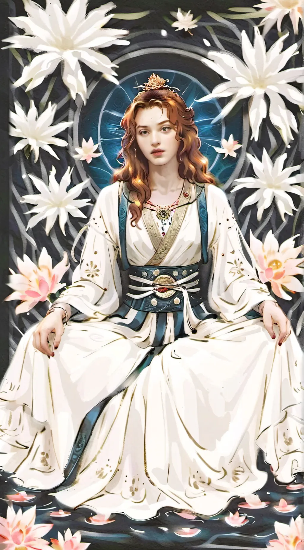 ai character: Rose background