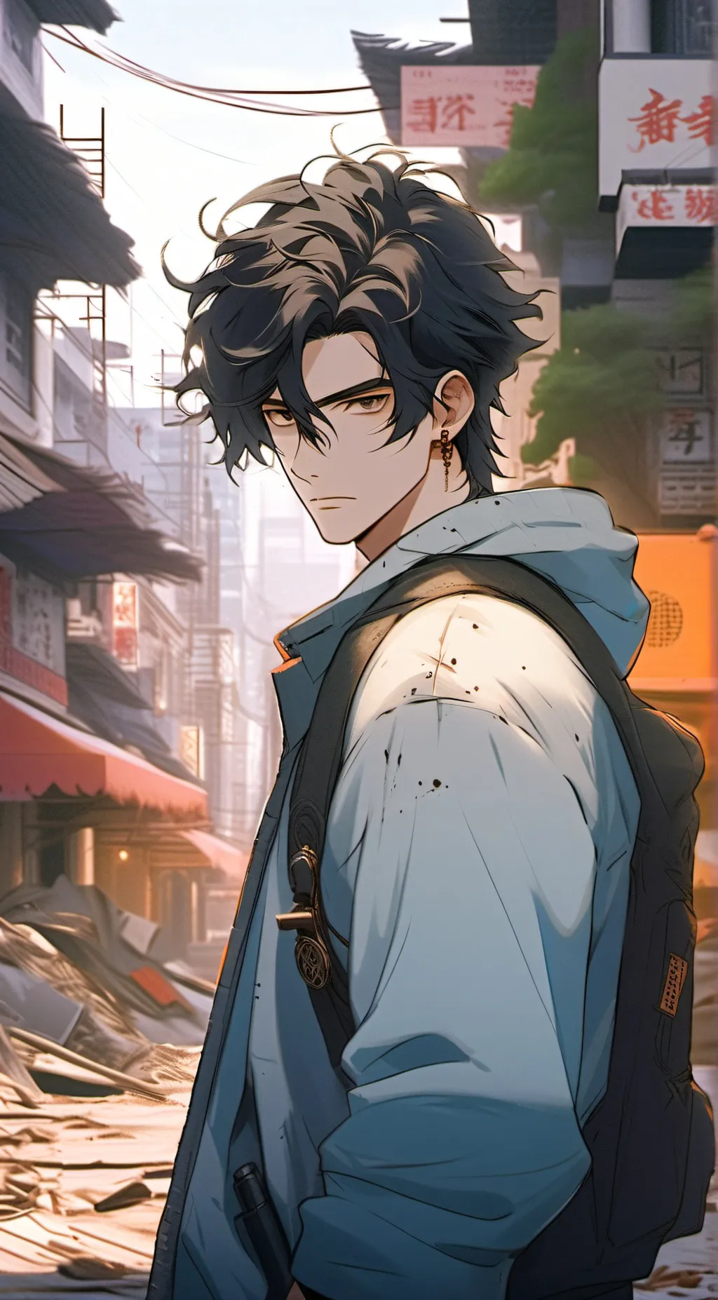 ai character: Dean  background