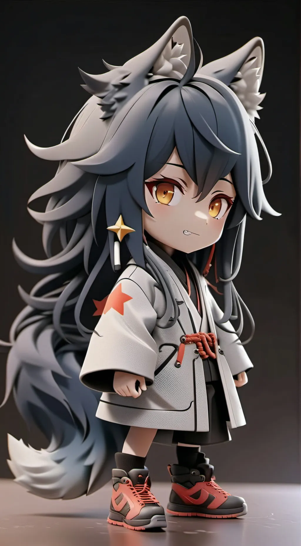 ai character: Arknights React background