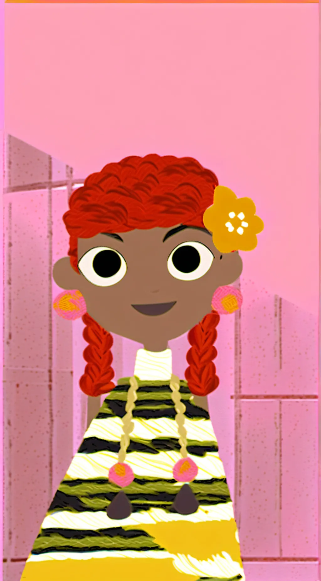 ai character: amber background