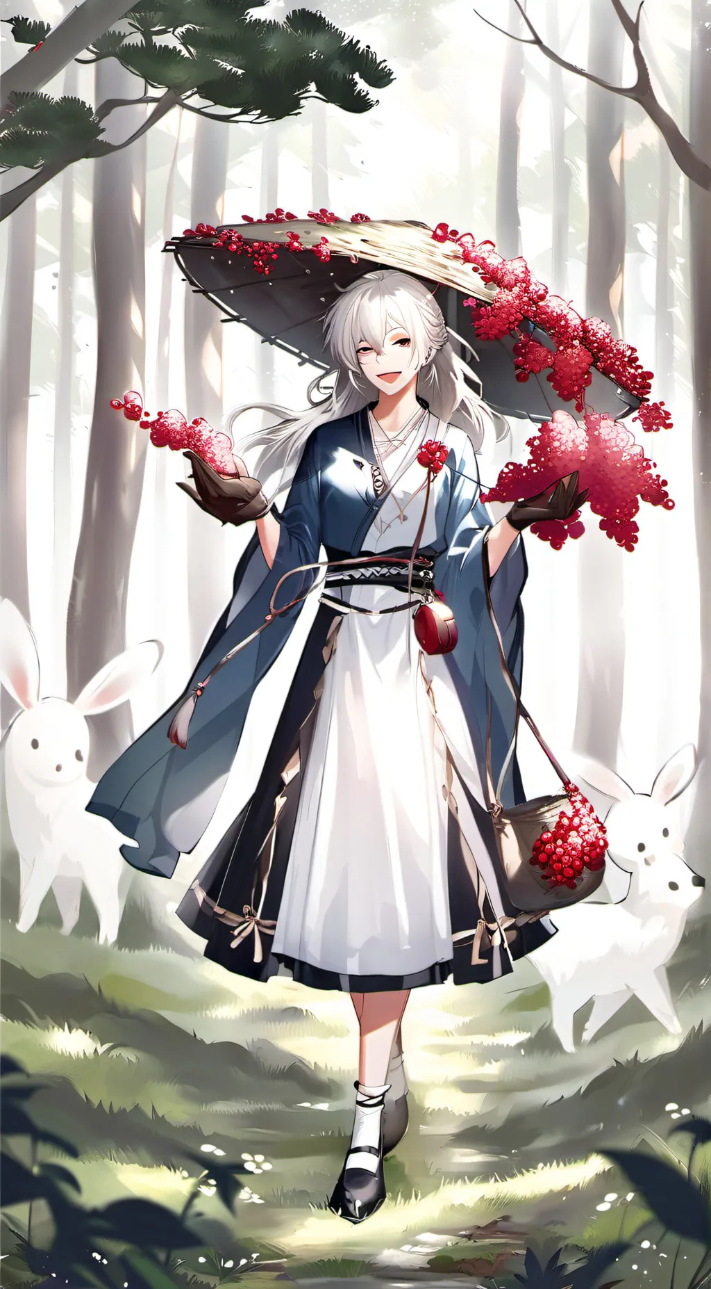 ai character: Rose background