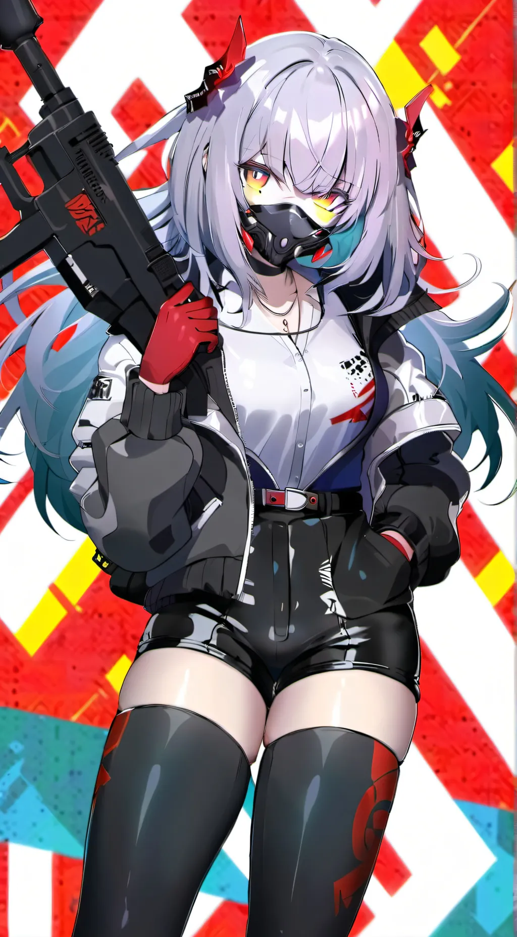 ai character: Sky  background