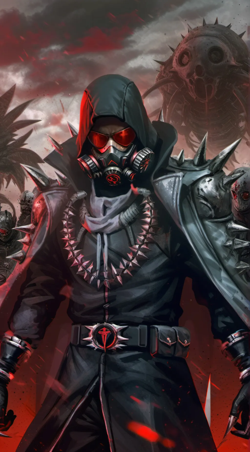 ai character: Fist background