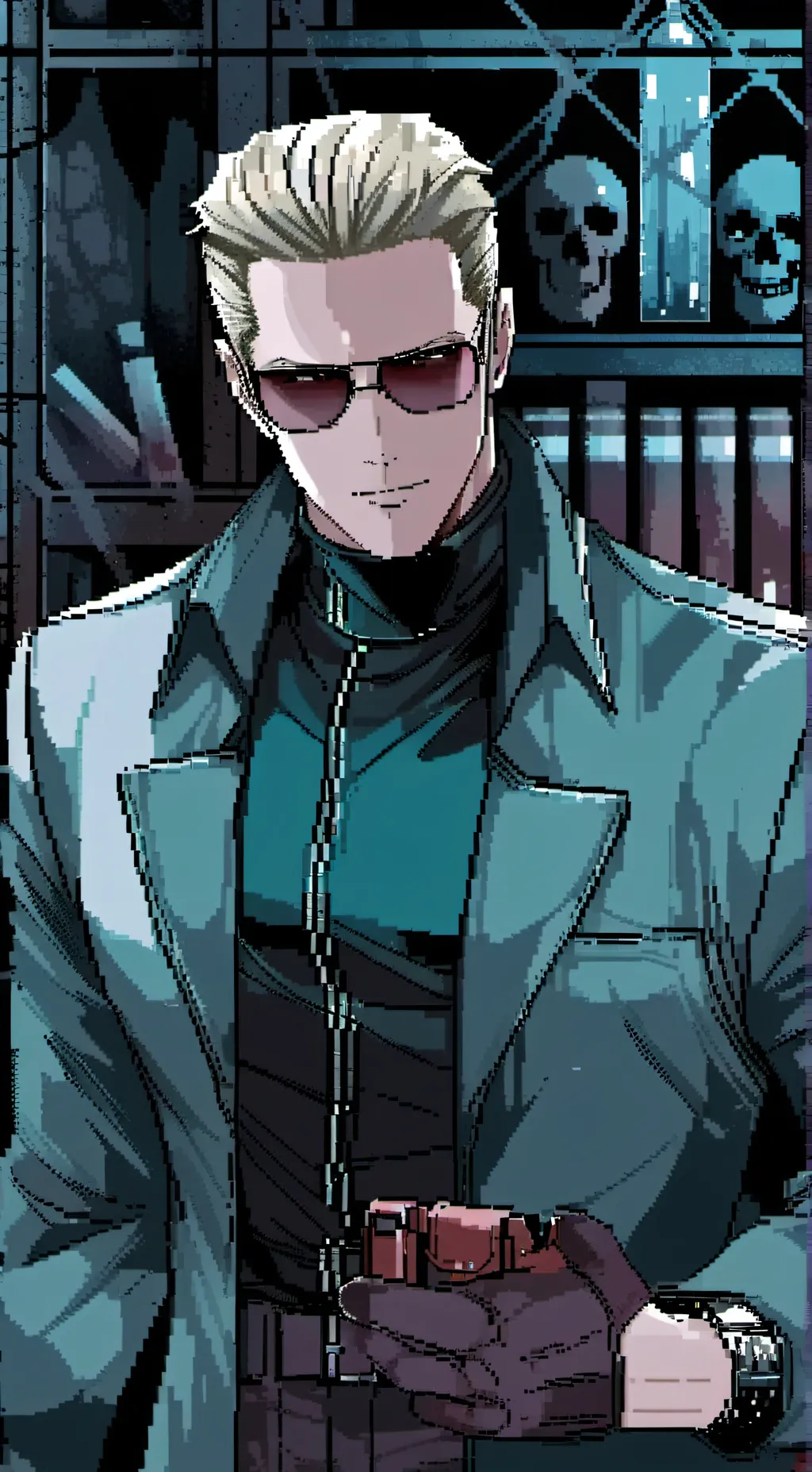 ai character: Albert Wesker background