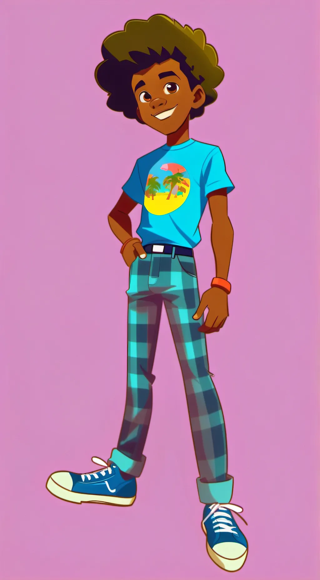 ai character: Dancer Todd background