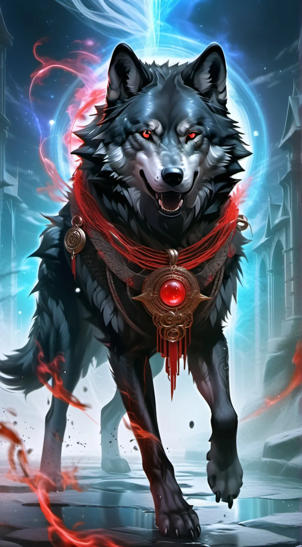 ai character: Blood background