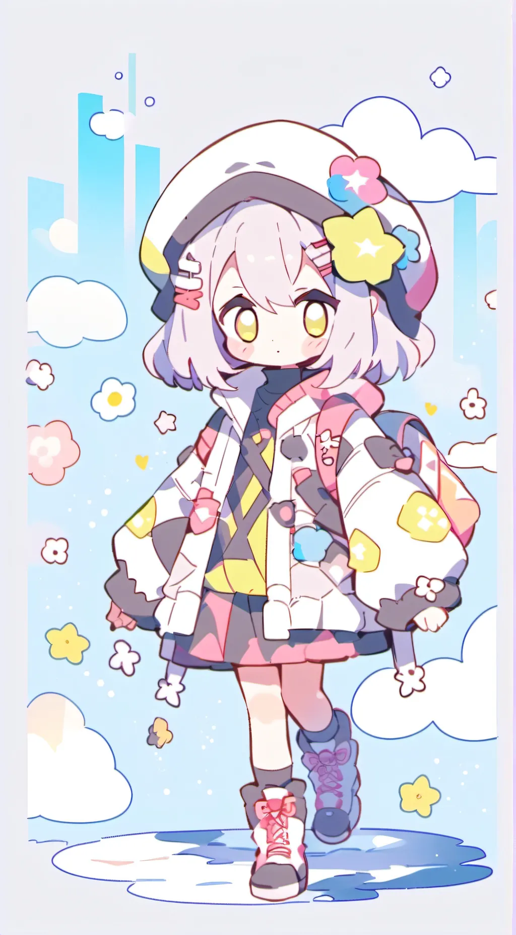 ai character: mha concert remake background