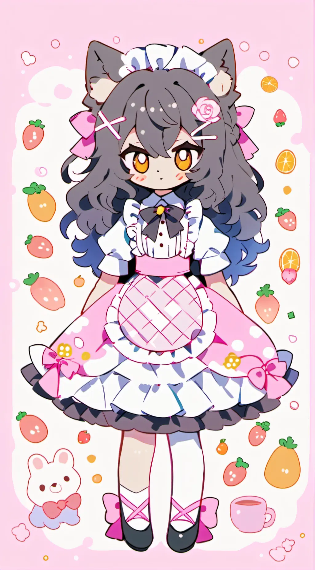 ai character: 🐺Wolfly🐺 background