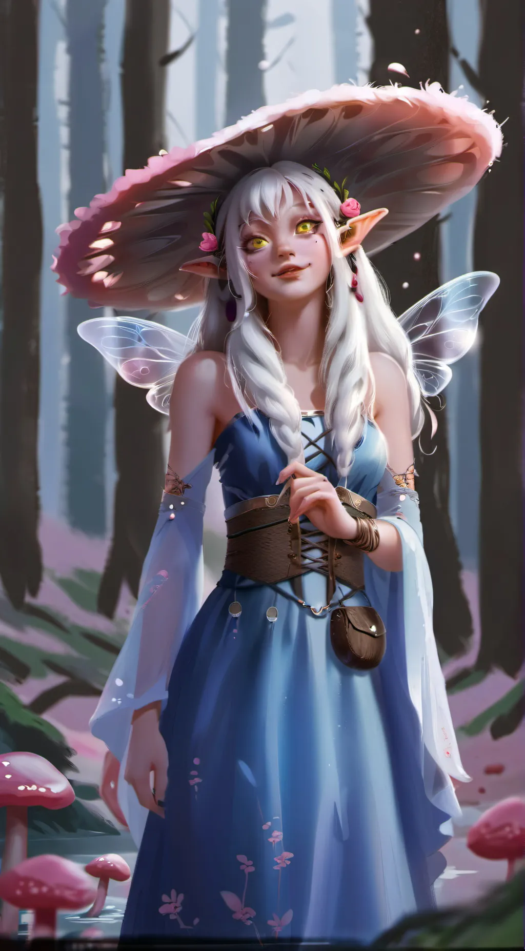 ai character: Faerie background