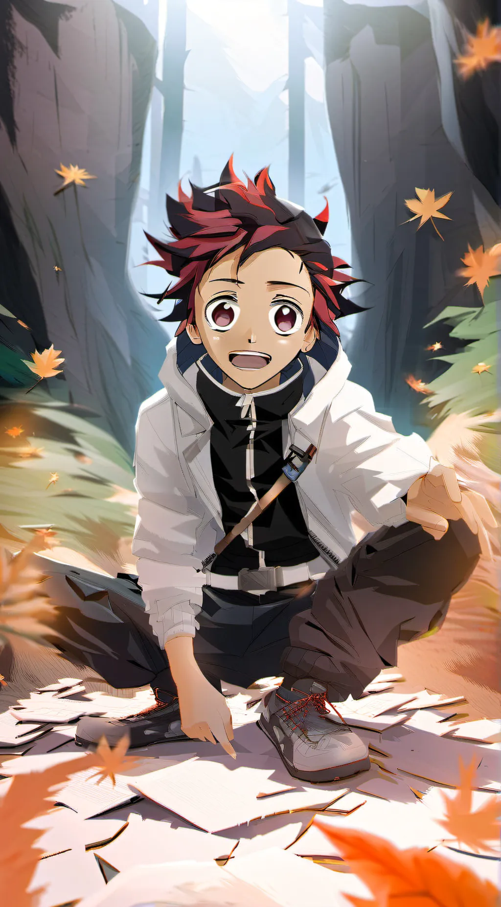 ai character: demon slayers background