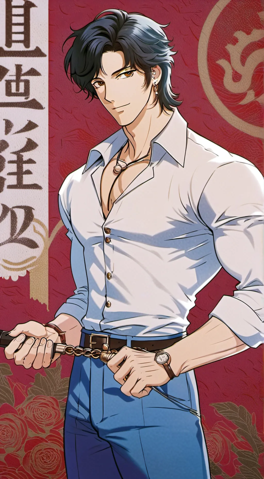 ai character: Brandon  background