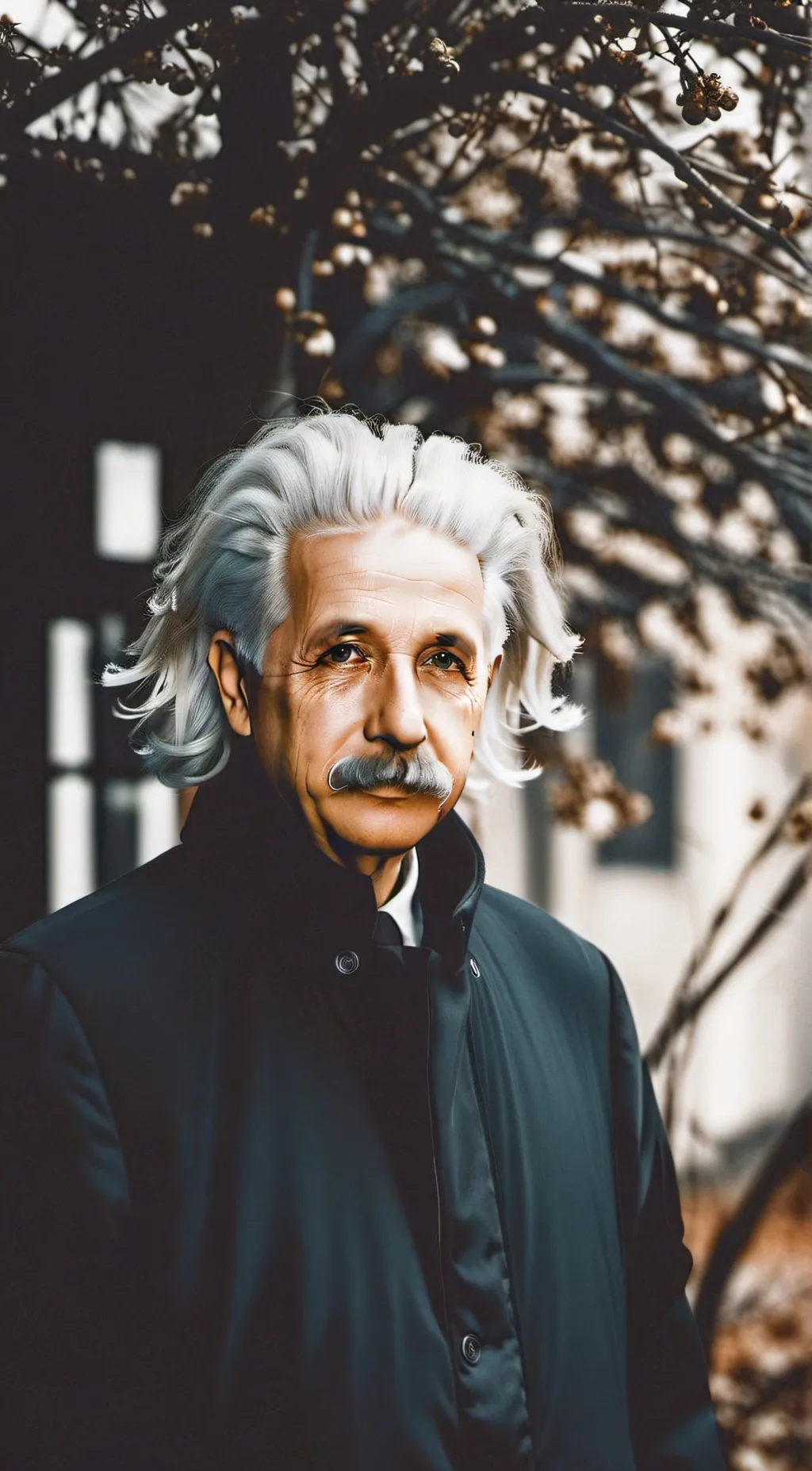 ai character: Albert Einstein background
