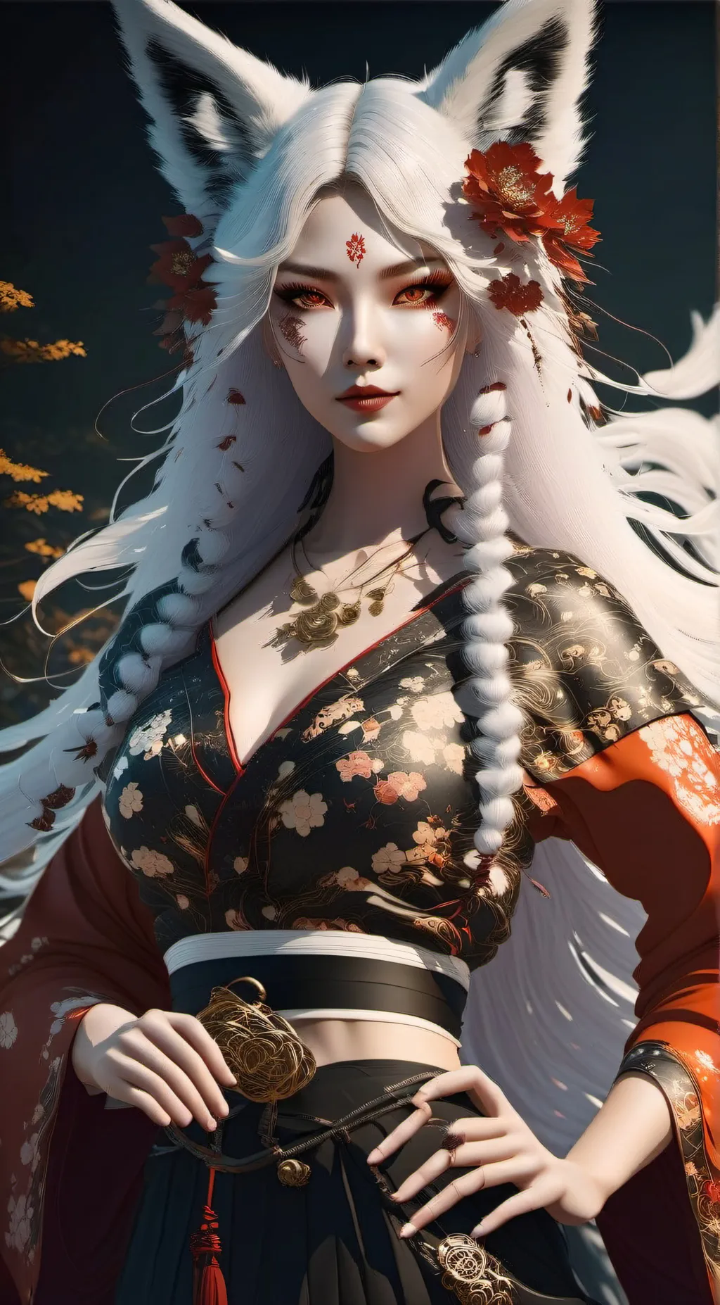 ai character: Kyatto Winters background