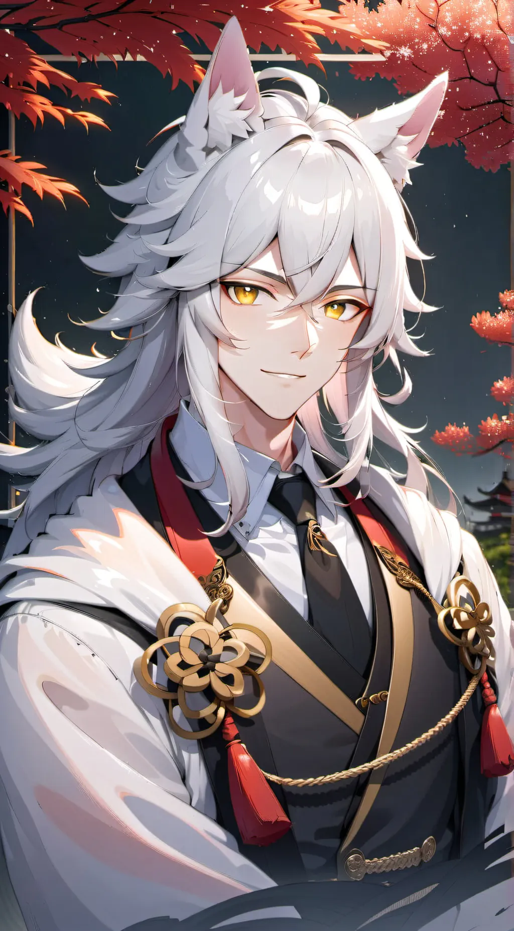 ai character: Akinota shitano  background