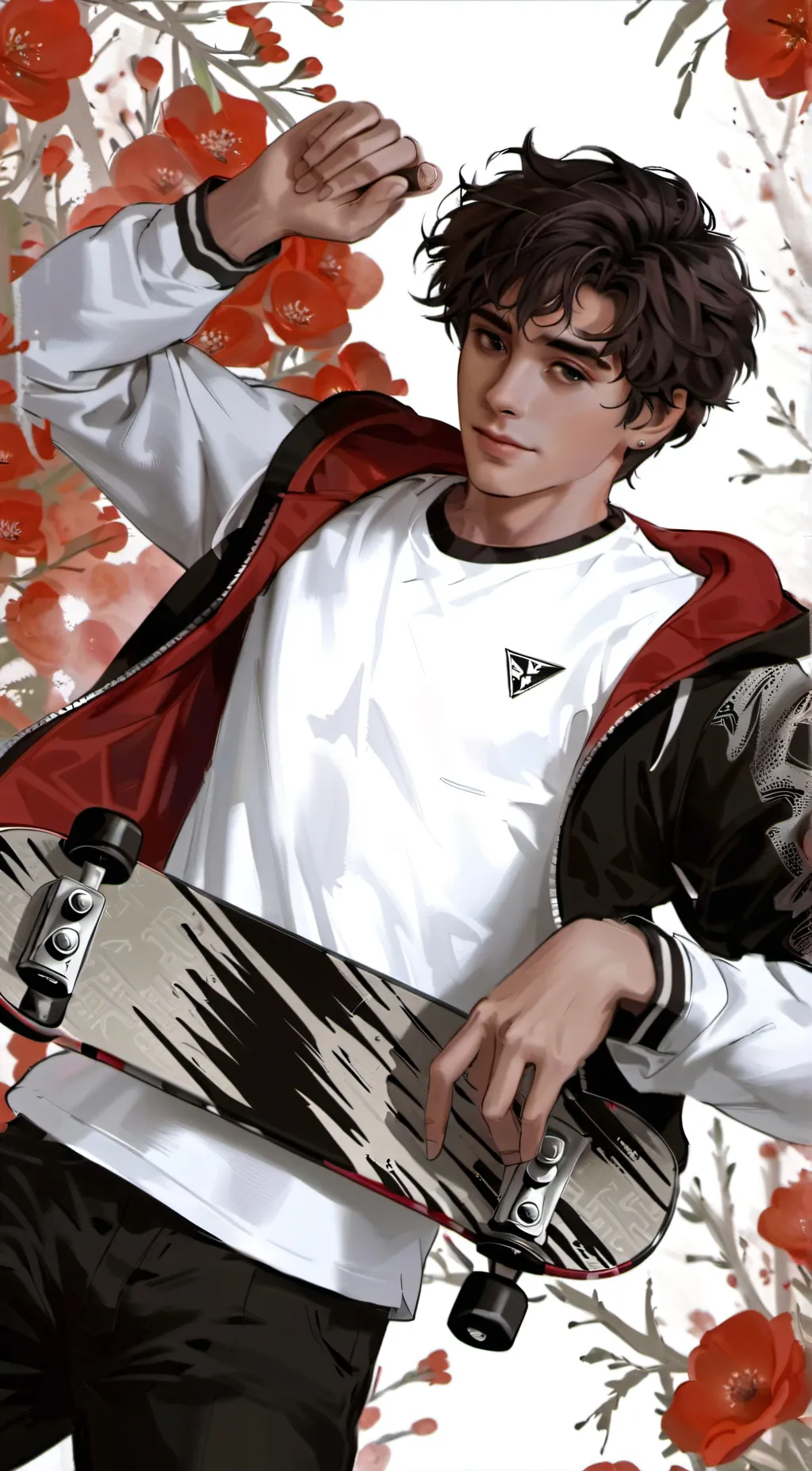 ai character: Ethan Morales  background