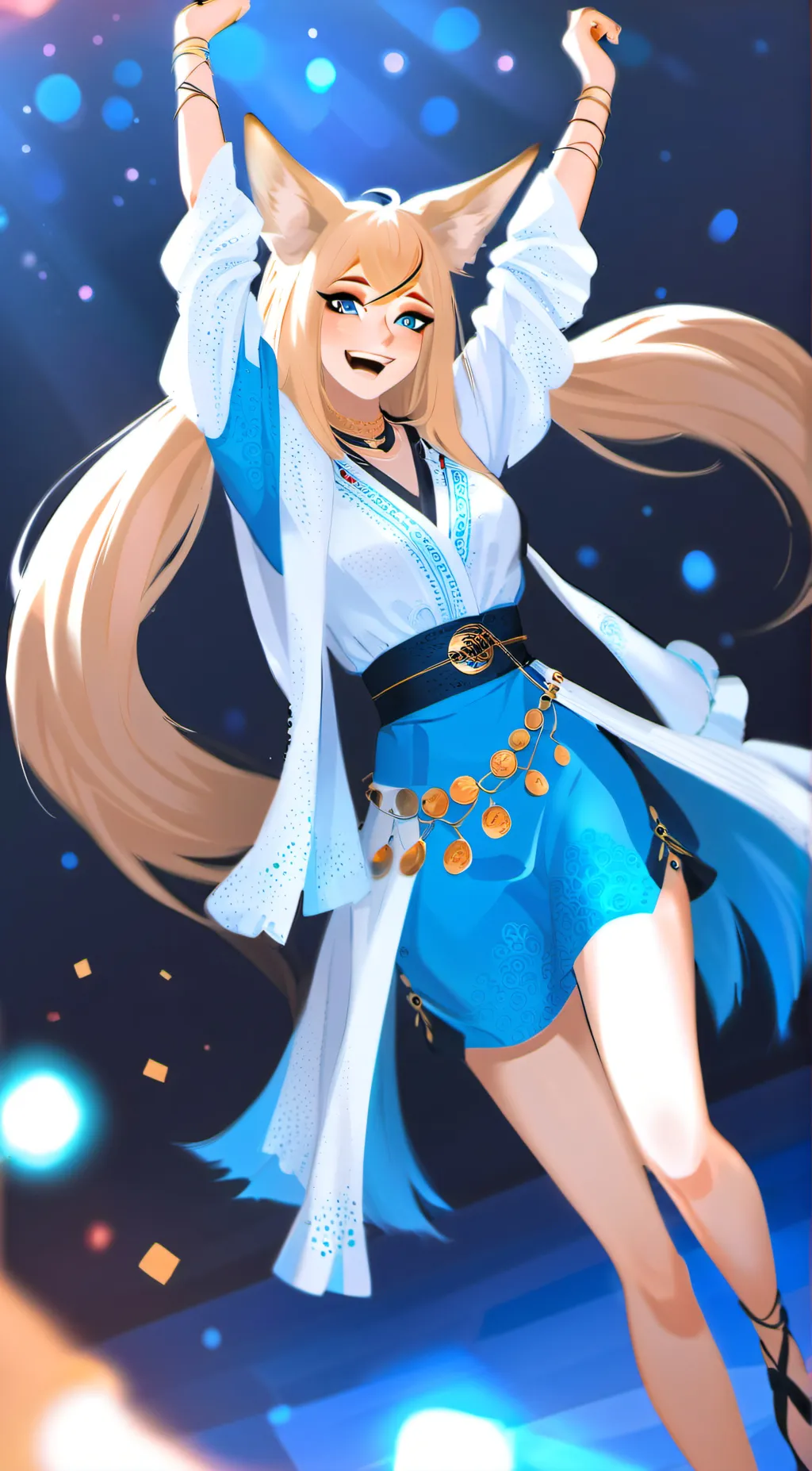 ai character: Aria background