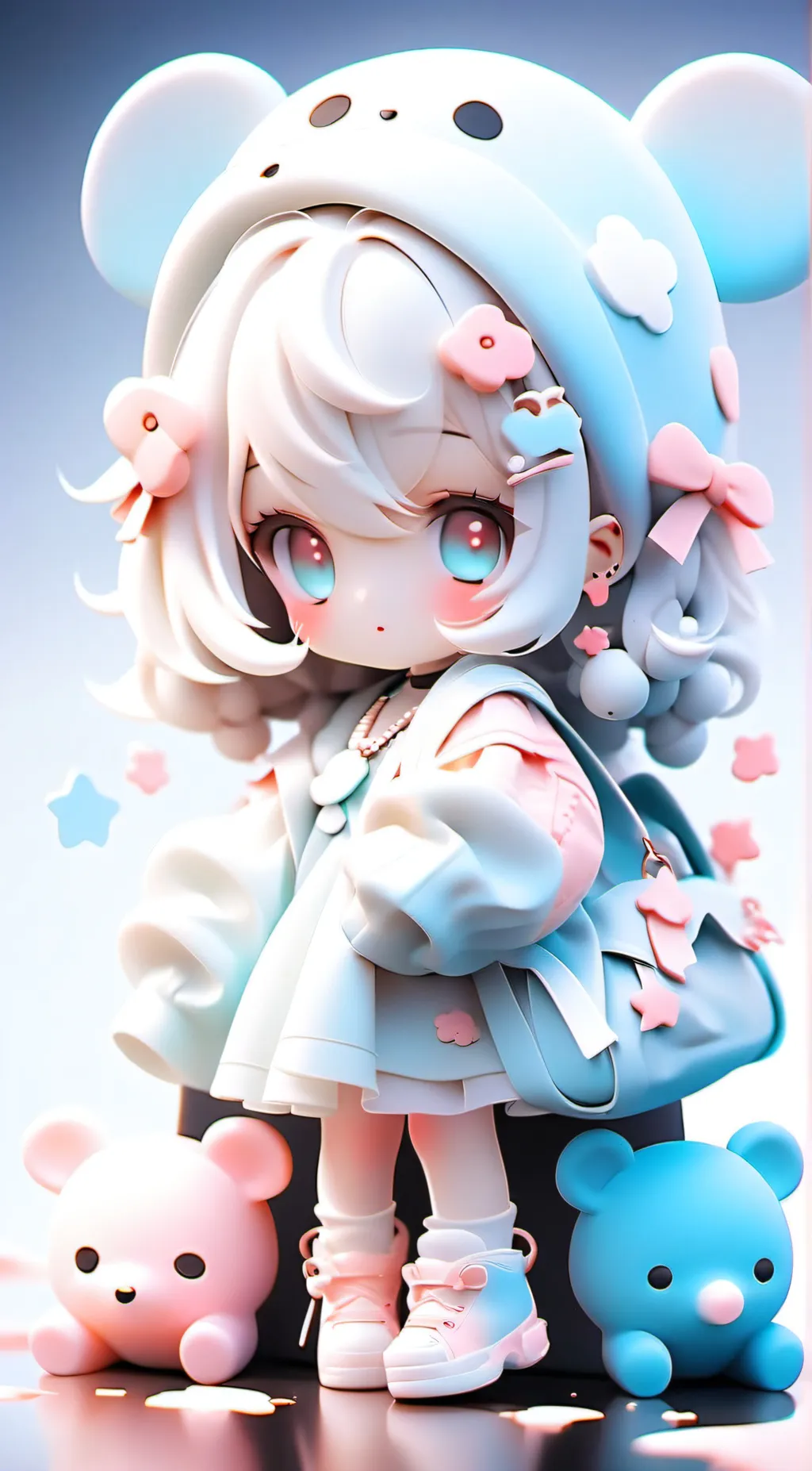 ai character: Luna background