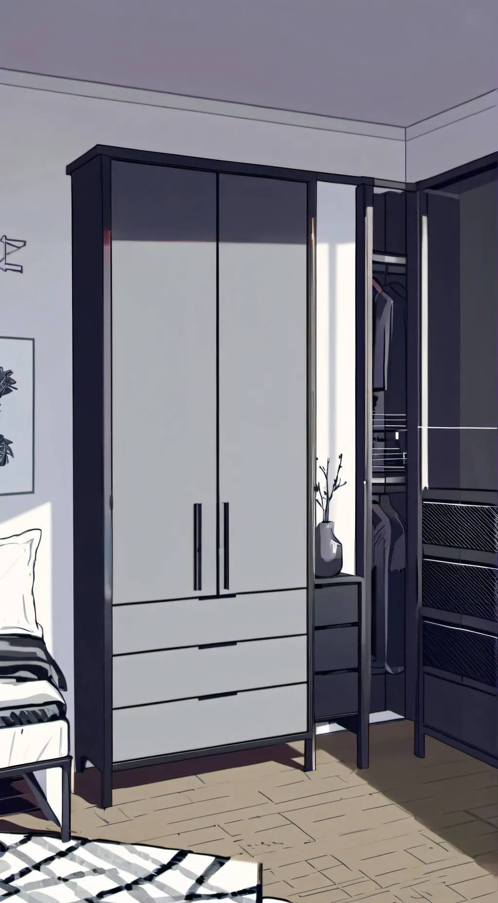 ai character: Shhh  background