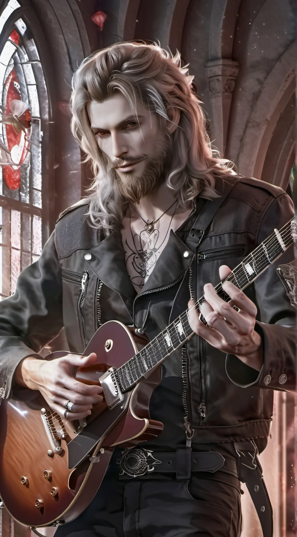 ai character: Johnny Blaze background
