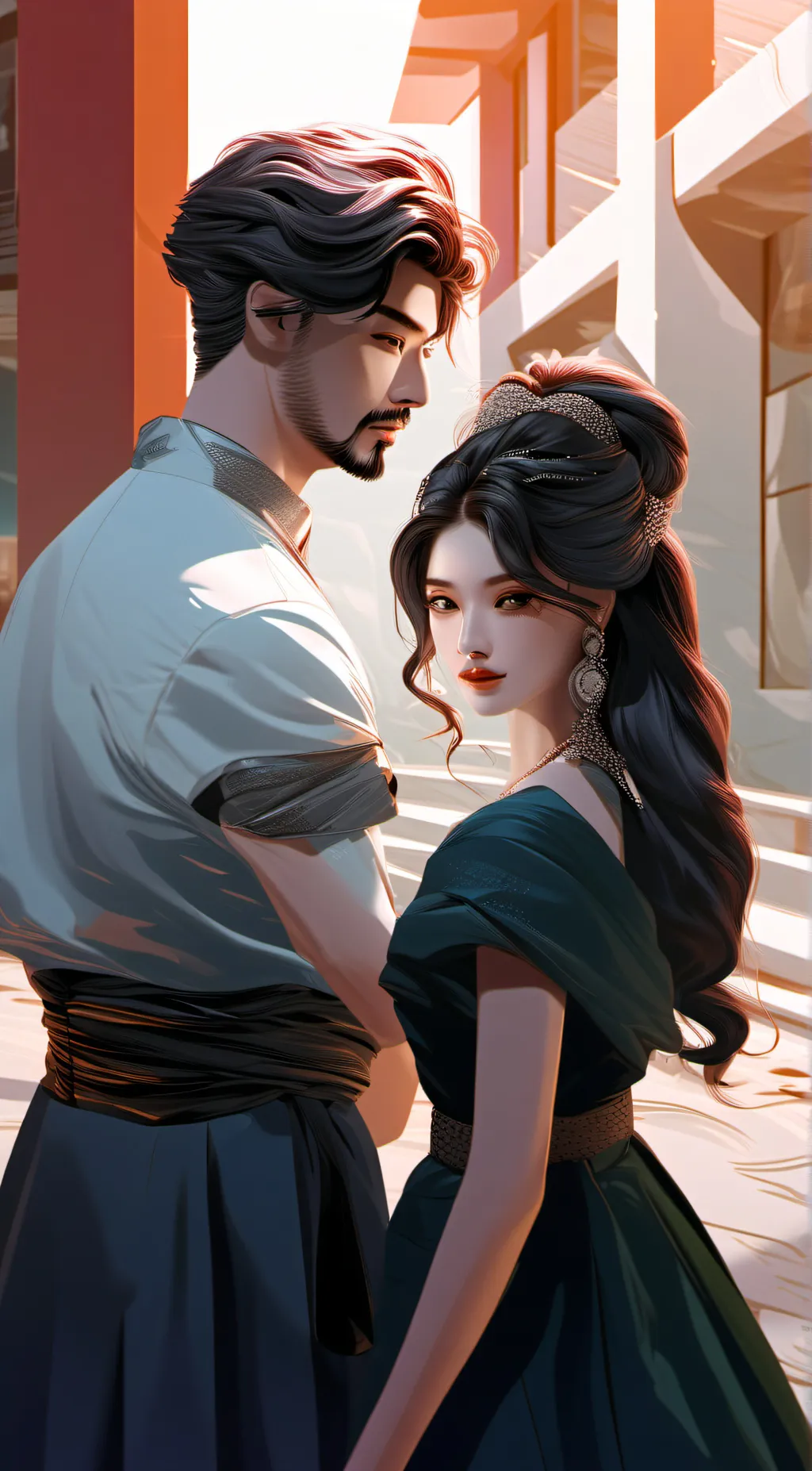 ai character: Luke  background