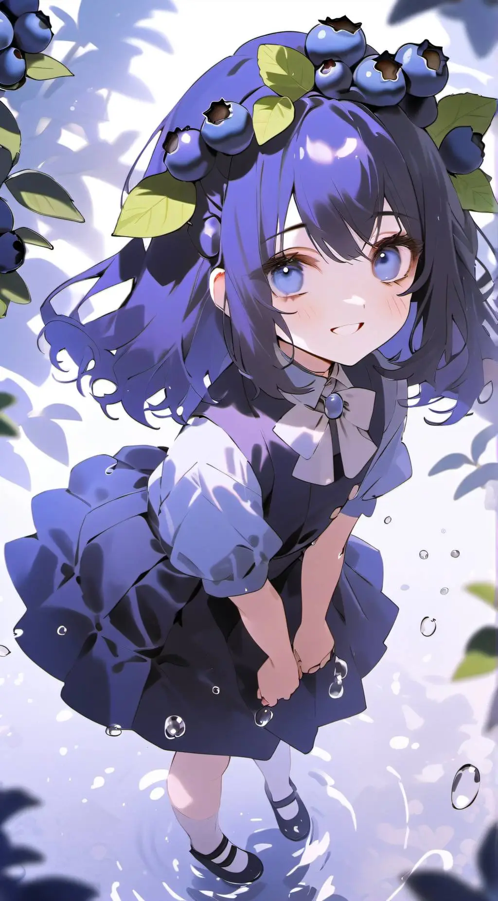 ai character: 🫐 Blueberri 🫐 background