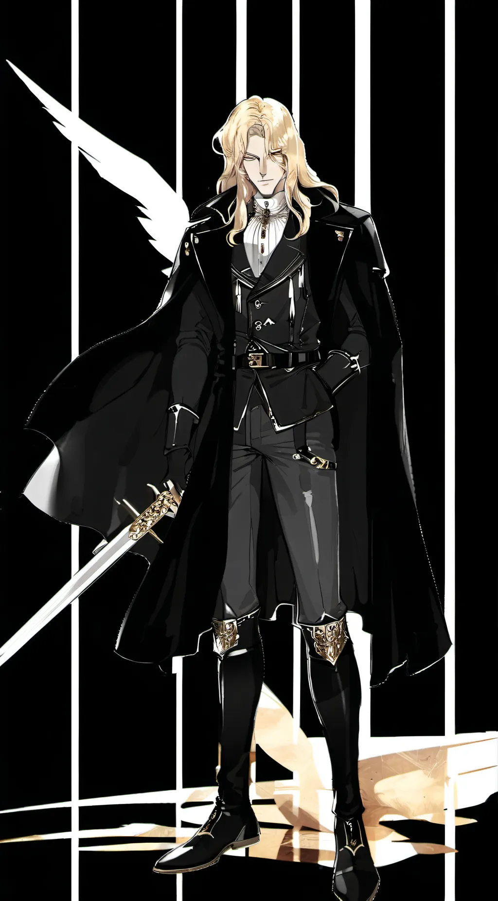ai character: Alucard Tepes background