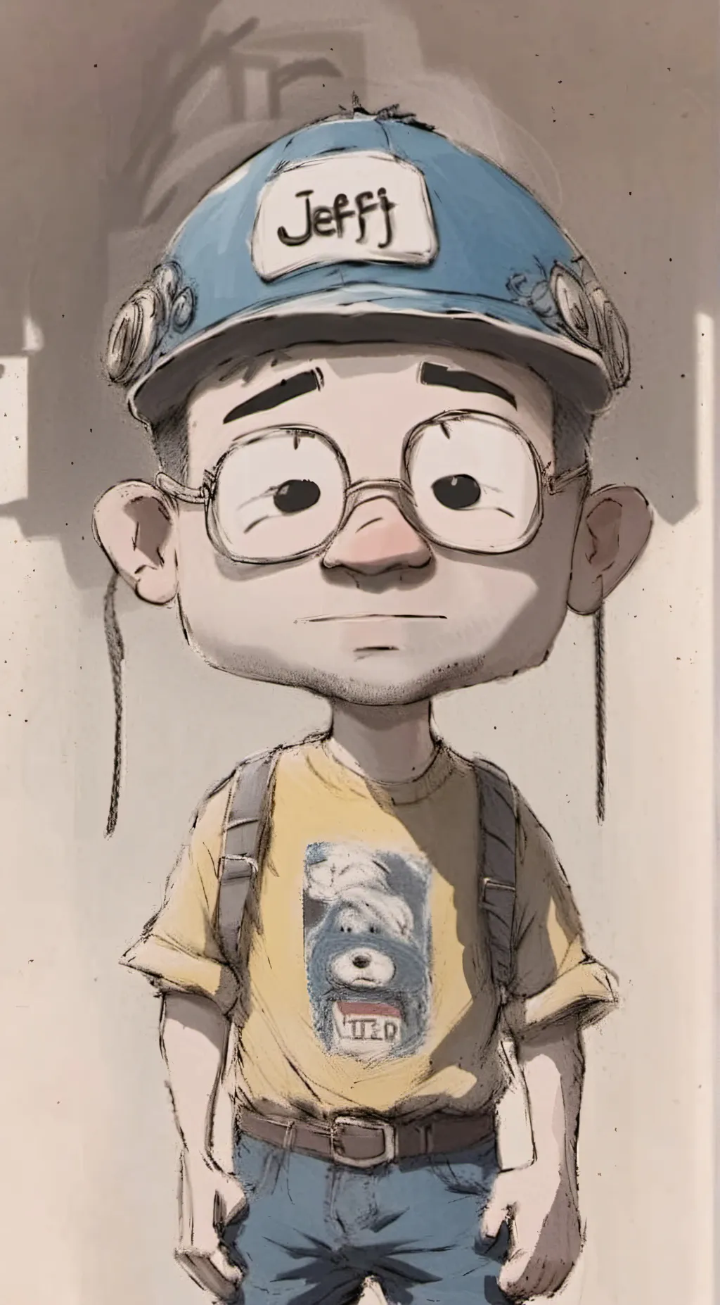 ai character: Jeffy background