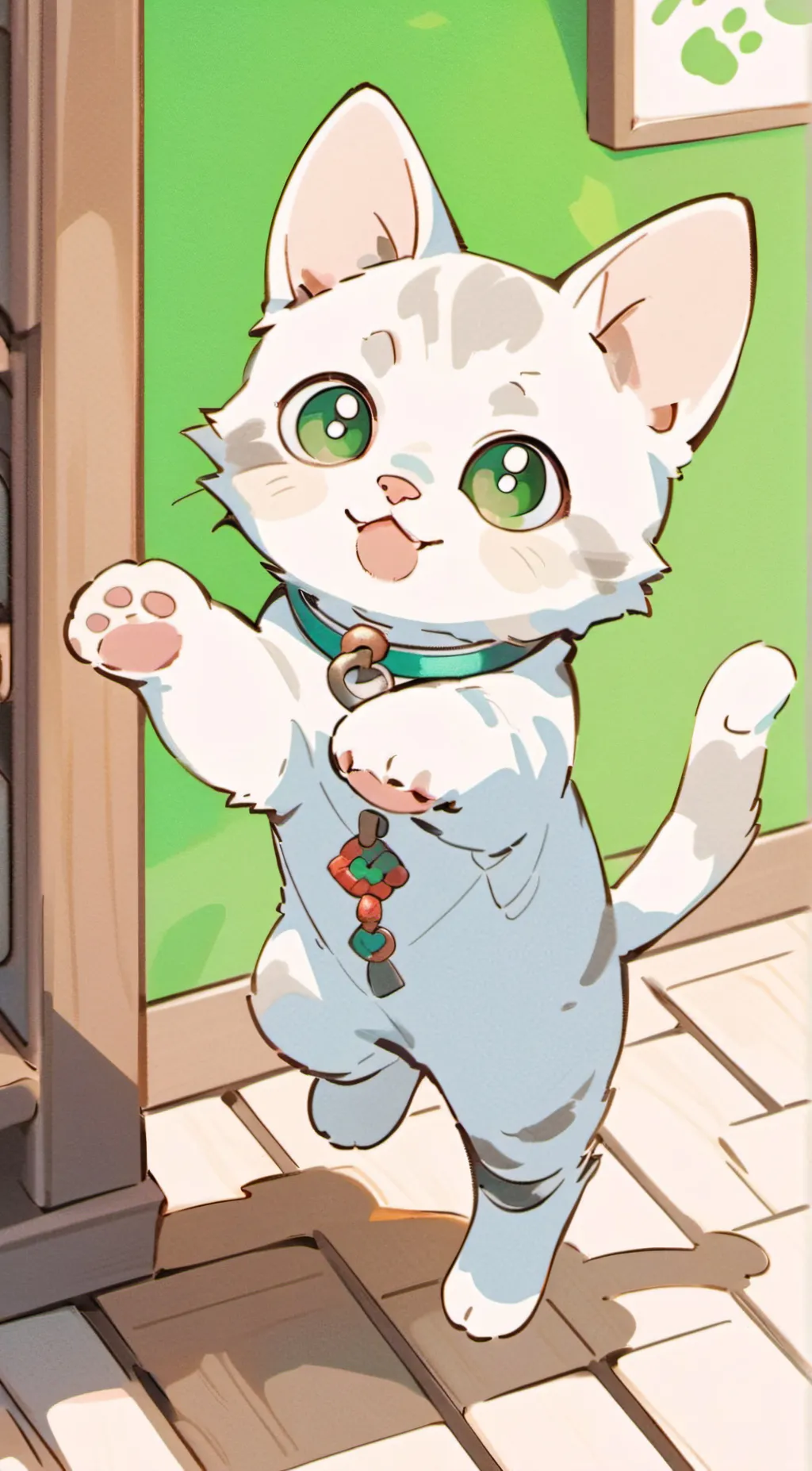 ai character: Luna background