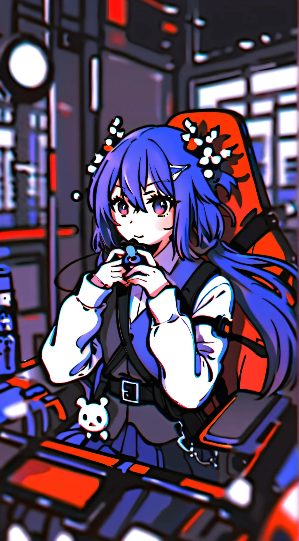ai character: Miku background